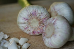 Spring wet garlic